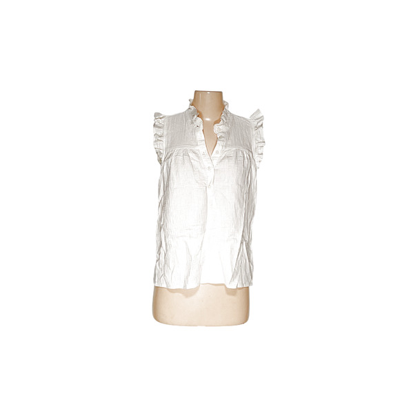 J. Crew Women's Cream Blouse - Size S - Picture 1 of 4